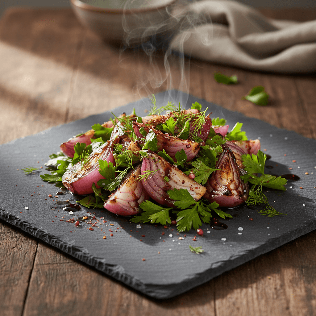Közlenmiş Soğan Salatası tarifi - 4 kişilik 85 TL maliyet