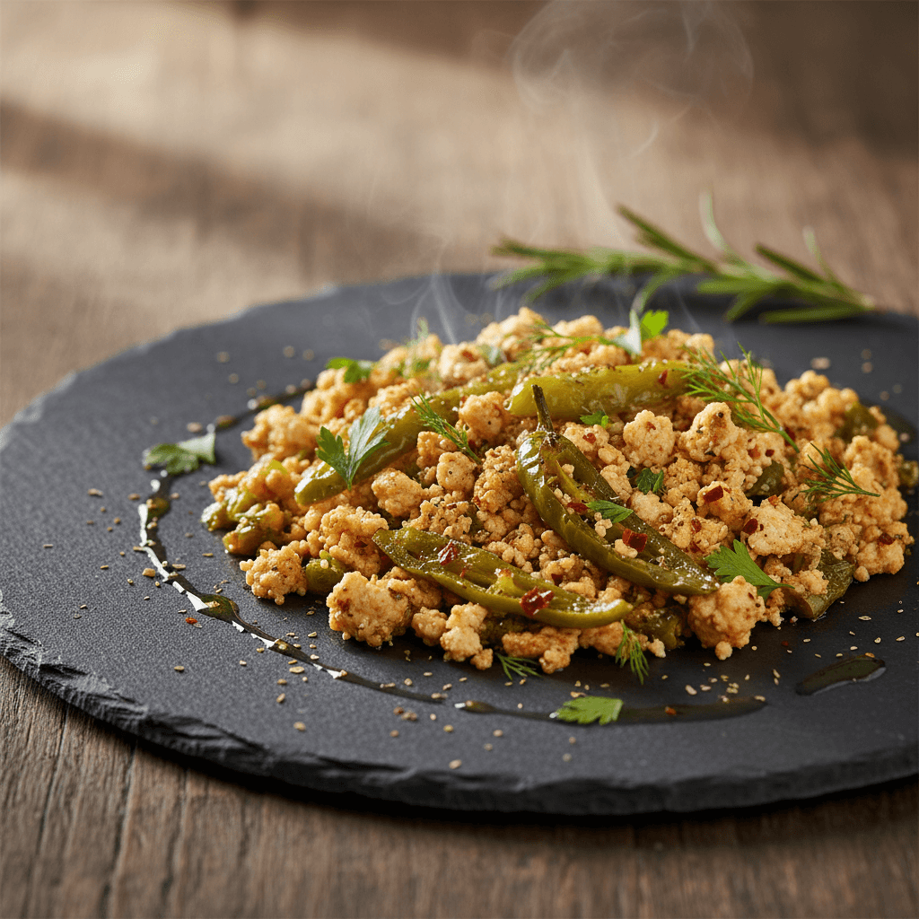 Lor Peyniri Kesik Kavurma tarifi görseli - 2 kişilik, 427 TL maliyet