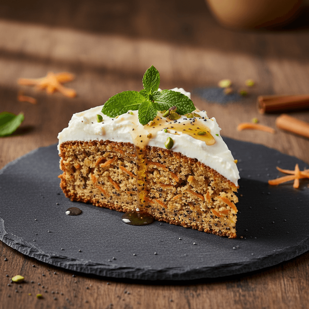 Havuçlu Haşhaşlı Kek tarifi görseli - 12 kişilik, 268 TL maliyet