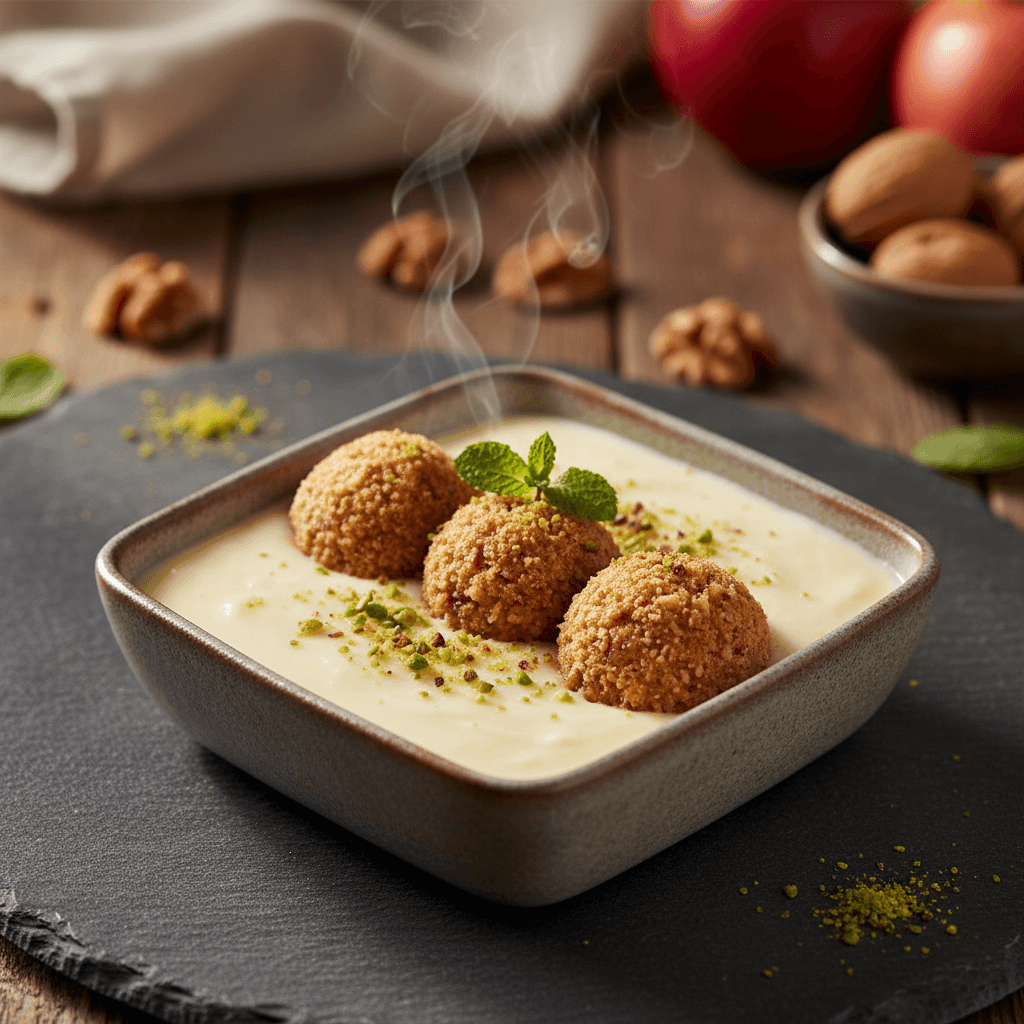 Elma Toplu Muhallebi tarifi görseli - 8 kişilik, 170 TL maliyet