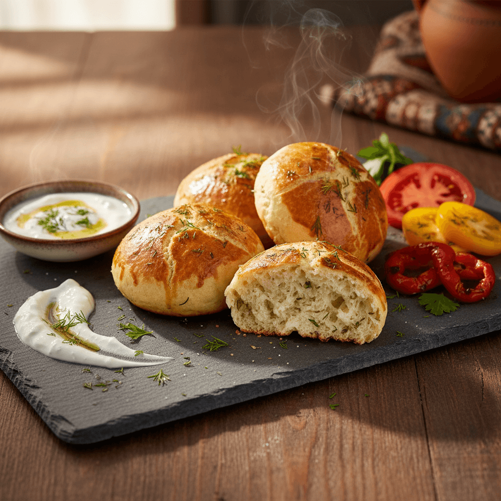 Dereotlu Ev Poğaçası tarifi görseli - 9 kişilik, 76 TL maliyet
