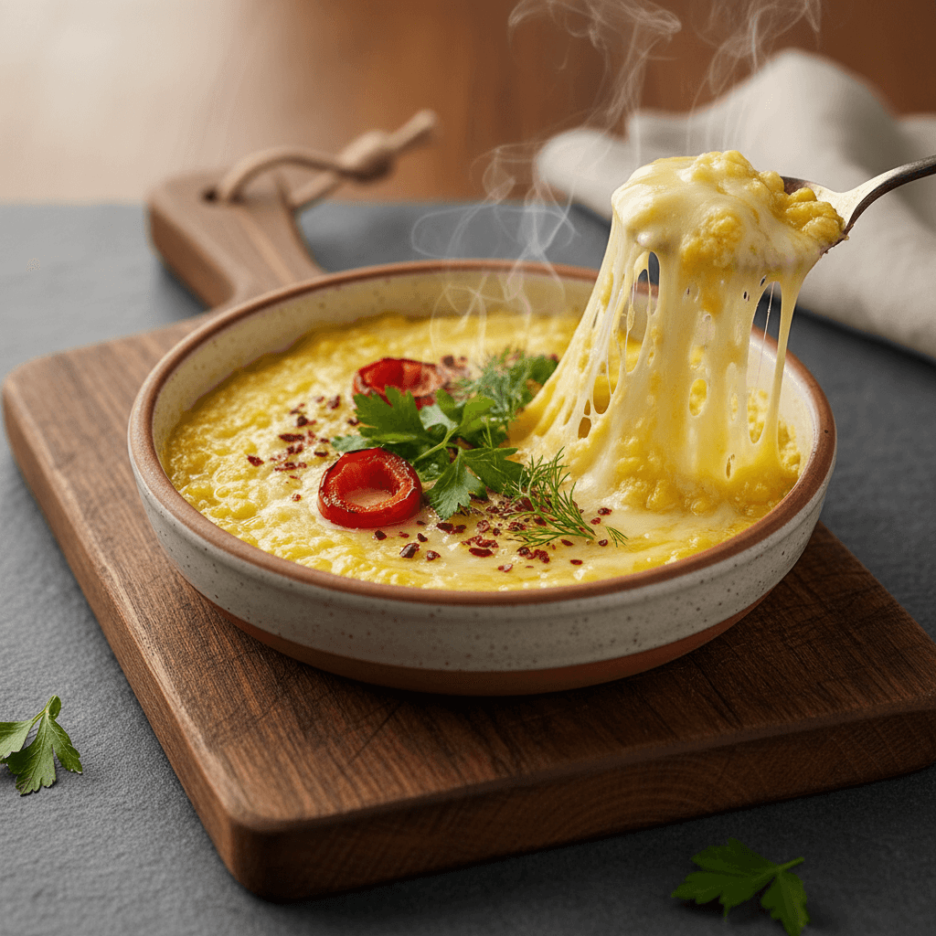 Kuymak tarifi görseli - 1 kişilik, 134 TL maliyet