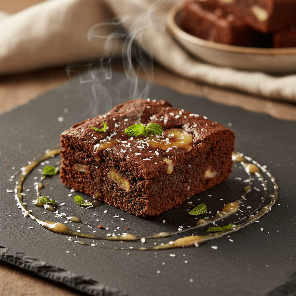 Unsuz Yağsız Şekersiz Brownie tarifi görseli - 2 kişilik, 100 TL maliyet