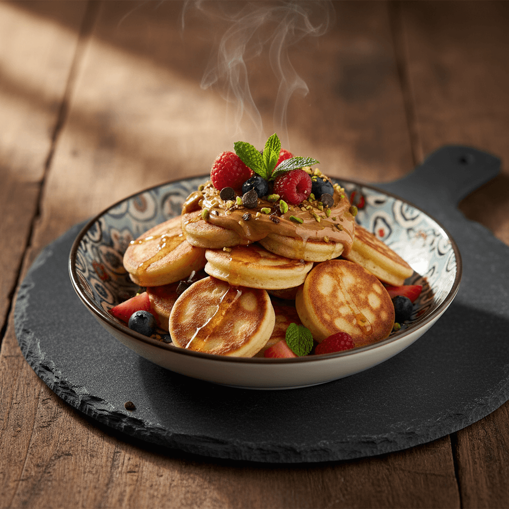 Mini Pankek tarifi görseli - 1 kişilik 14 TL
