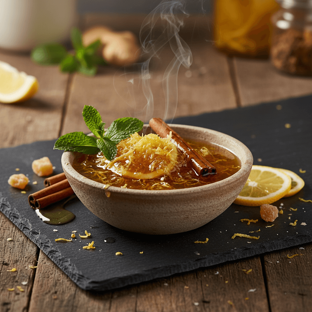 Zencefilli Ballı Limon tarifi görseli - 1 kişilik, 301 TL maliyet