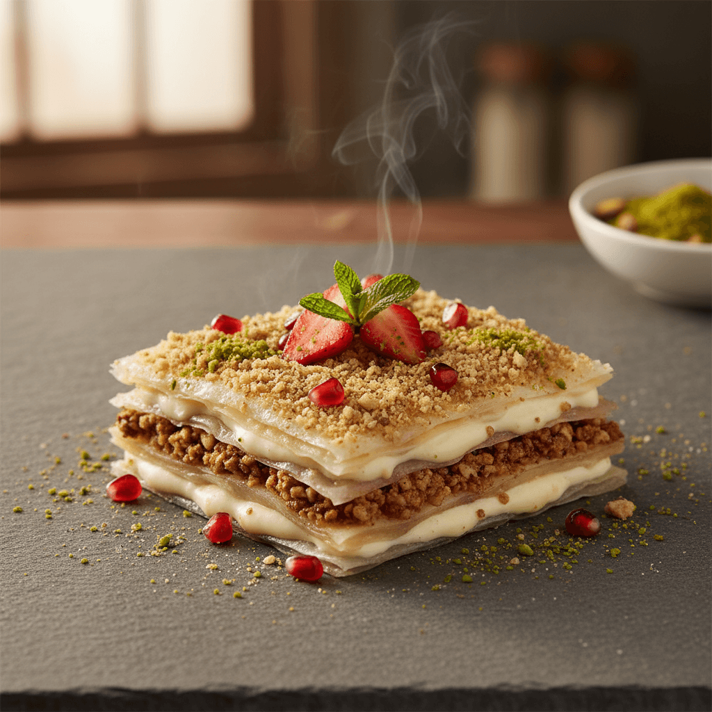 Muhallebili Güllaç tarifi görseli - 6 kişilik, 477 TL maliyet