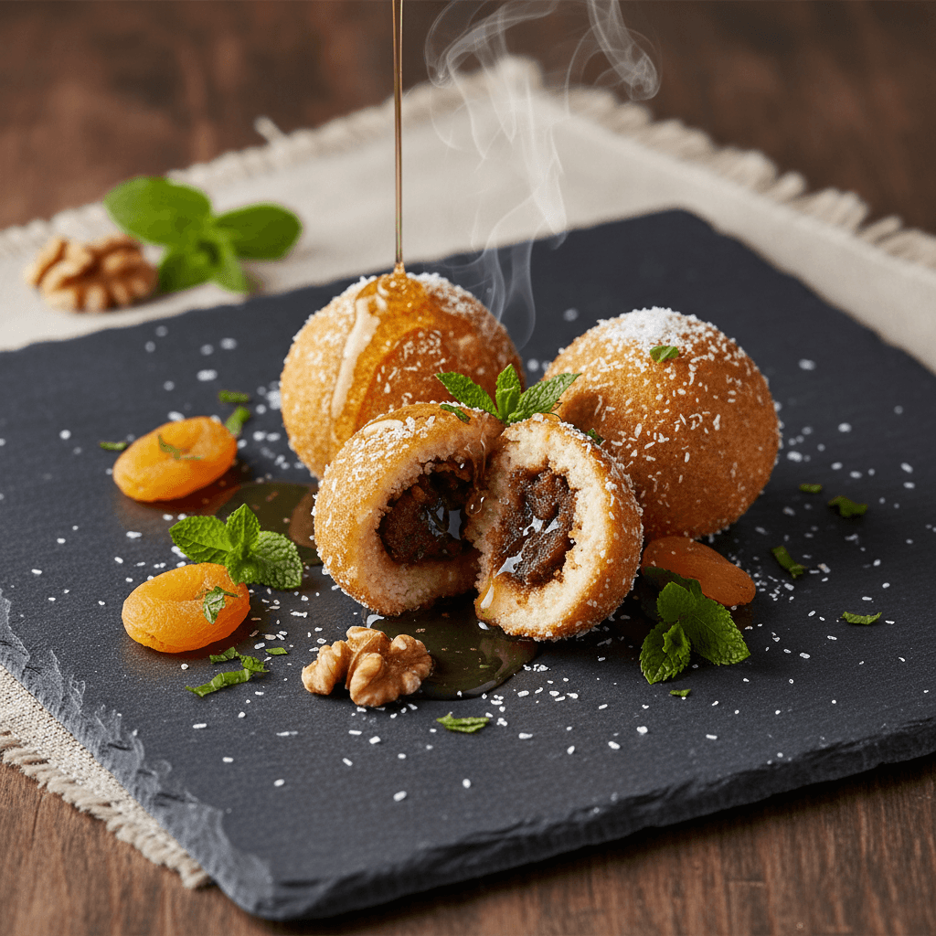 Dolgulu İrmik Topları tarifi görseli - 8 kişilik, 75 TL maliyet