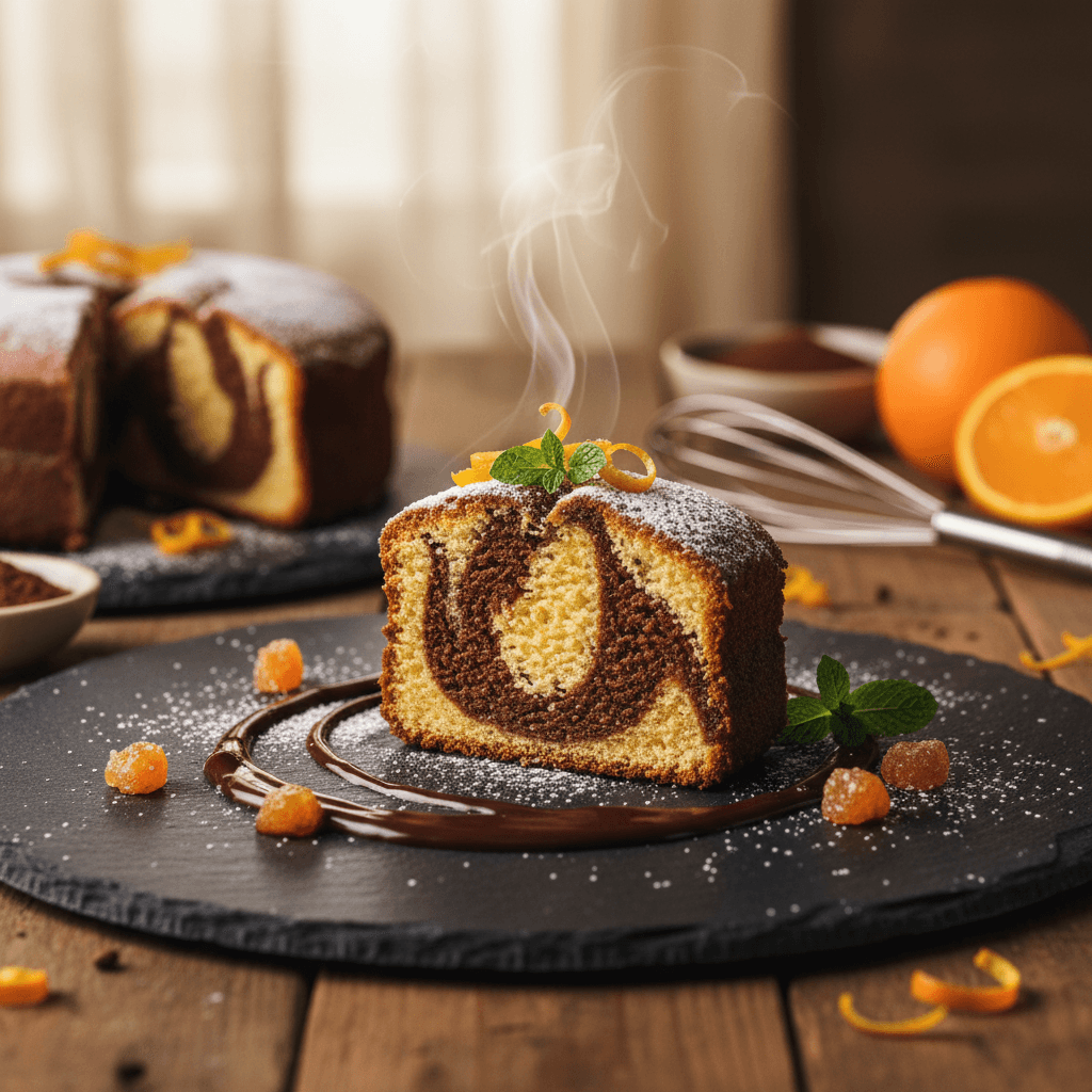 Portakal ve Kakao Rüyası Kek tarifi görseli - 8 kişilik, 109 TL maliyet
