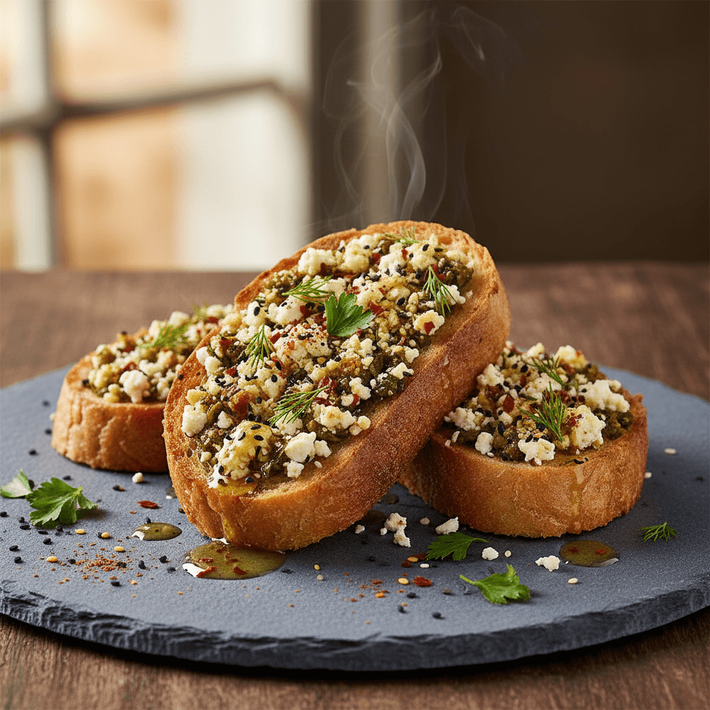 Baharatlı Yumurtalı Ekmek tarifi görseli - 2 kişilik, 118 TL maliyet