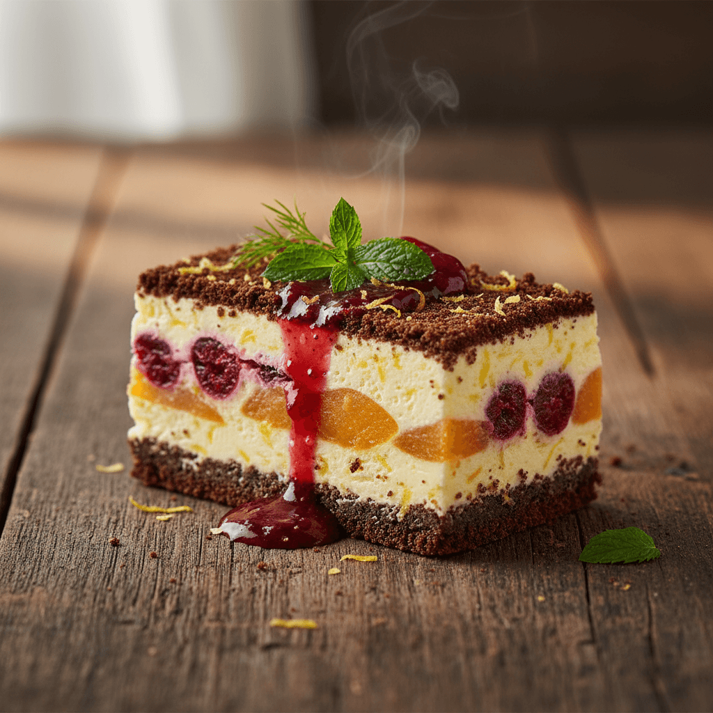 Meyveli Buzluk Pastası tarifi görseli - 8 kişilik, 357 TL maliyet