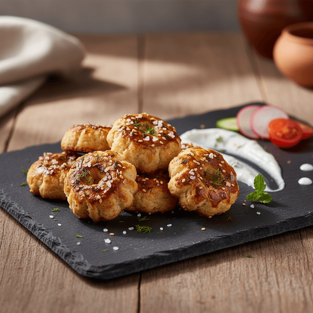 Pastane Usulü Tuzlu Kurabiye tarifi görseli - 60 kişilik, 91 TL maliyet