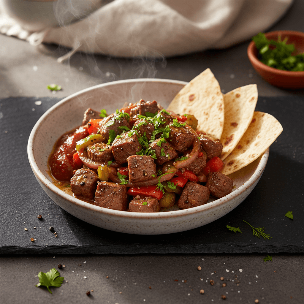 Kuşbaşı Fajita tarifi görseli - 2 kişilik, 465 TL maliyet