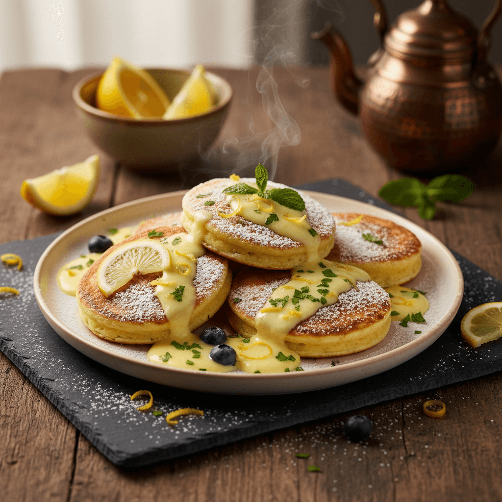 Limonlu Pancake tarifi görseli - 6 kişilik, 46 TL maliyet