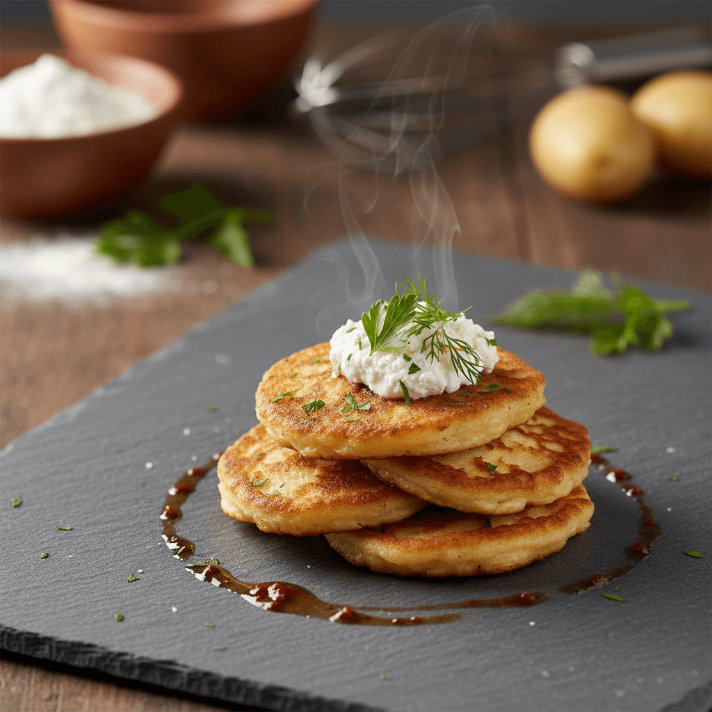 Patates ve Peynirli Kaşık Dökmesi tarifi görseli - 2 kişilik, 33 TL maliyet