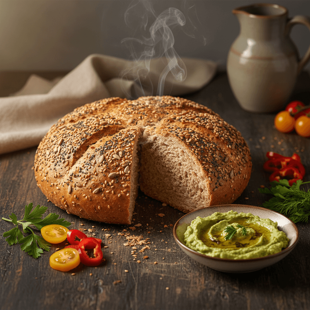 Tam Buğday Unlu Ekmek tarifi görseli - 8 kişilik, 60 TL maliyet