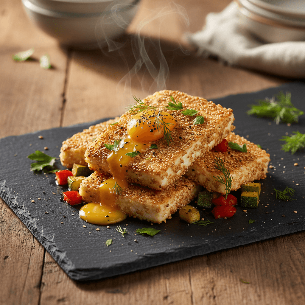 Susamlı Saganaki tarifi görseli - 2 kişilik, 322 TL maliyet