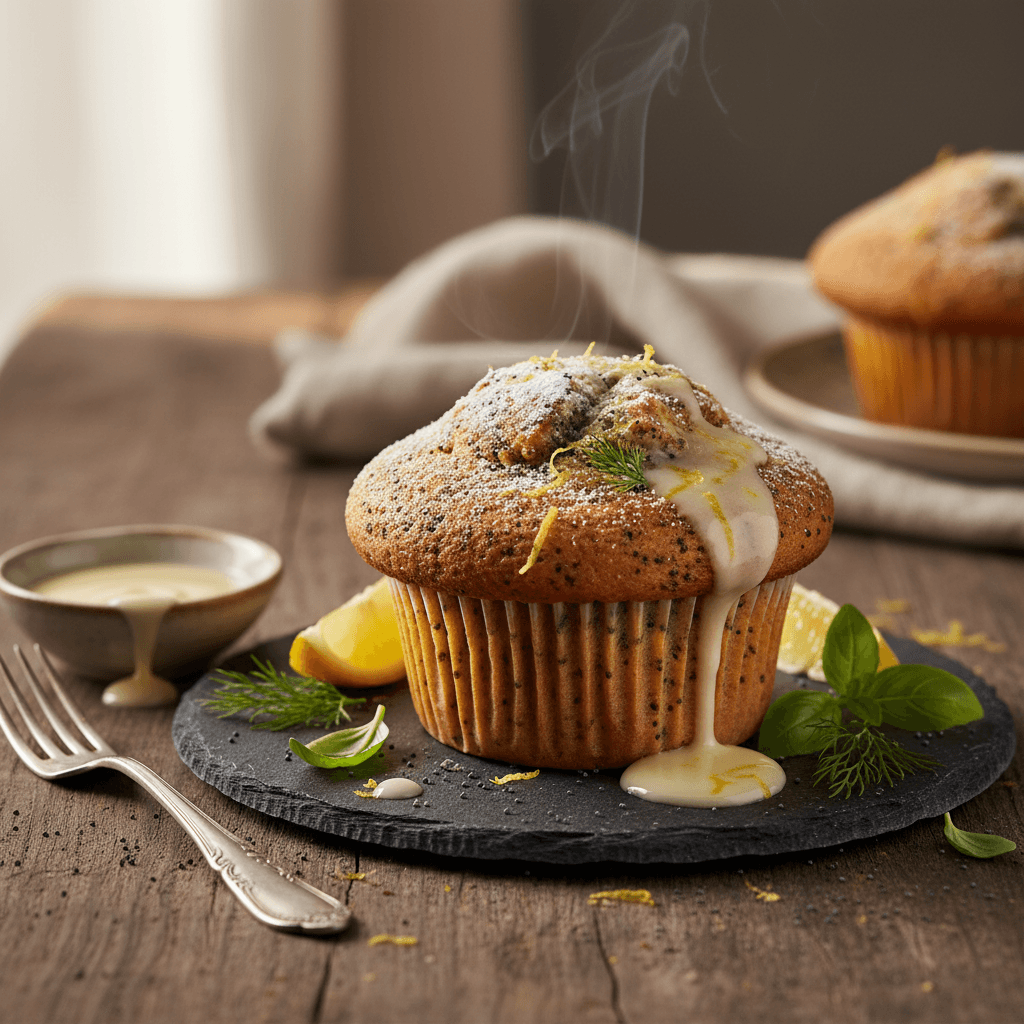 Limonlu Haşhaşlı Muffin tarifi görseli - 6 kişilik, 292 TL maliyet