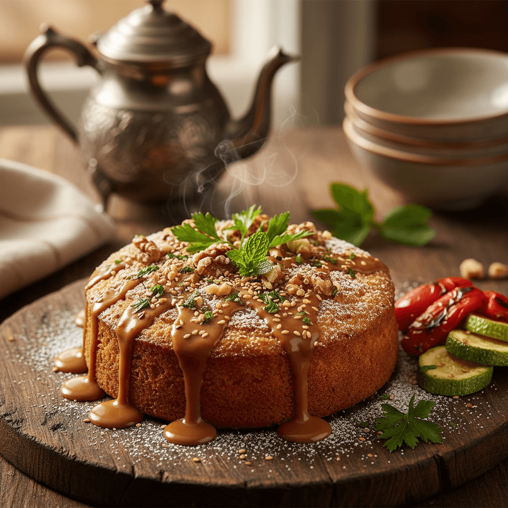 Tahinli Tart Kek tarifi görseli - 12 kişilik