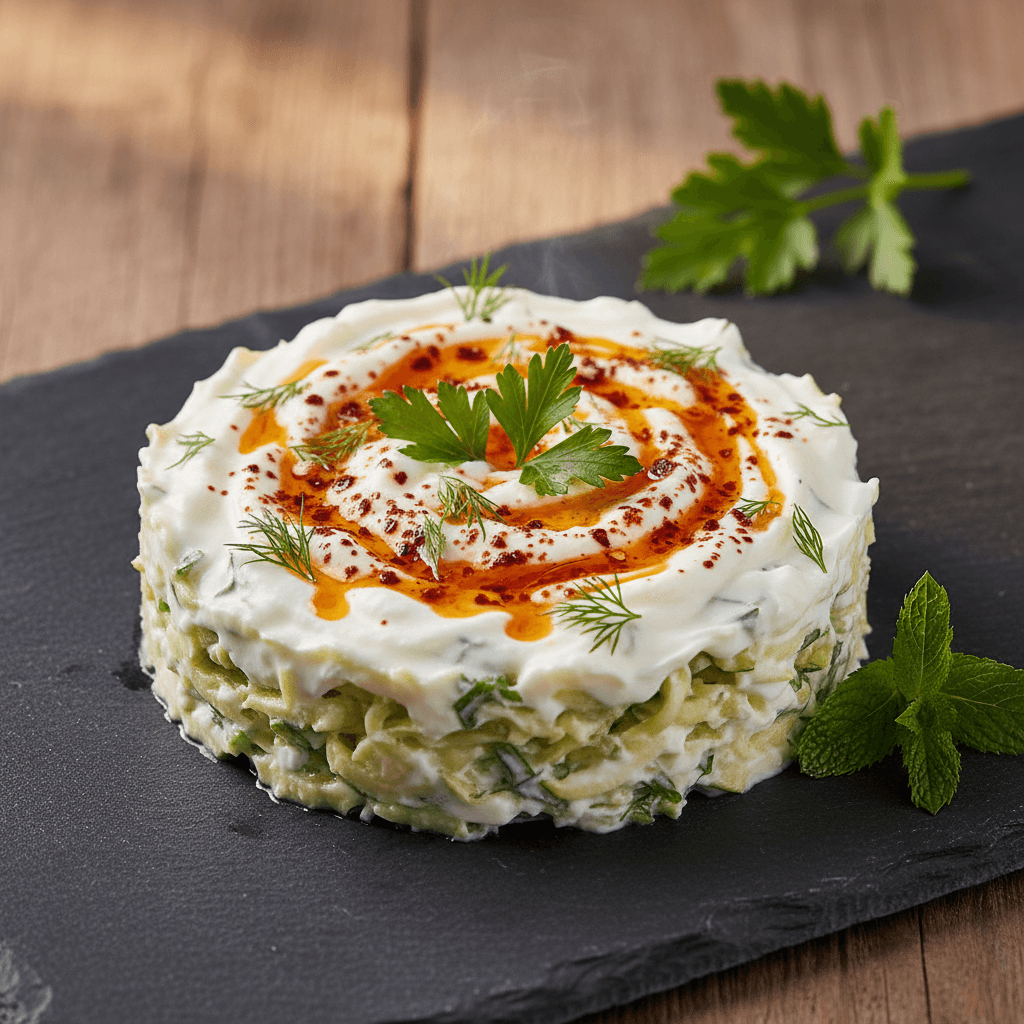 Yoğurtlu Kabak Salatası tarifi görseli - 4 kişilik, 101 TL maliyet