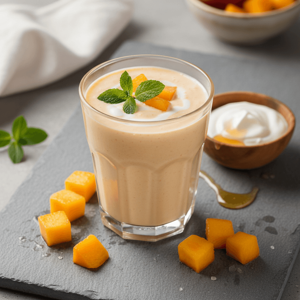 Şeftalili Smoothie tarifi görseli - 2 kişilik, 38 TL maliyet