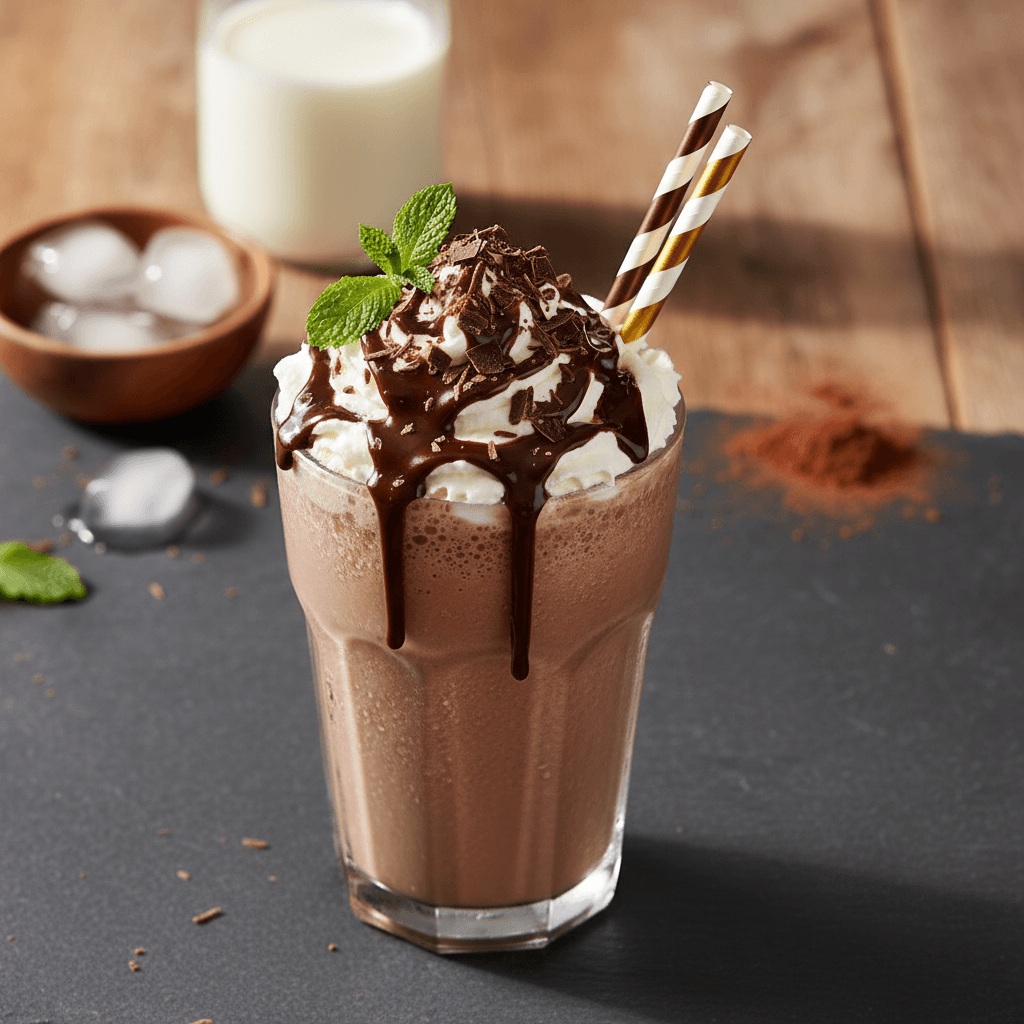 Çikolatalı Milkshake tarifi görseli - 1 kişilik 50 TL