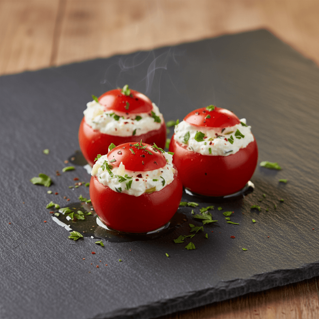 Labne Peyniri Dolgulu Domates tarifi görseli - 2 kişilik, 104 TL maliyet