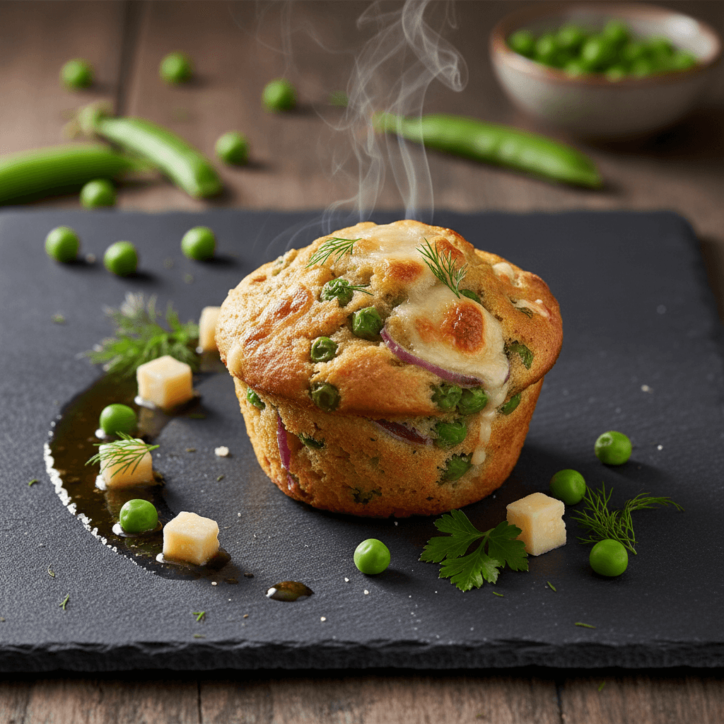 Bezelyeli Muffin tarifi görseli - 6 kişilik, 185 TL maliyet