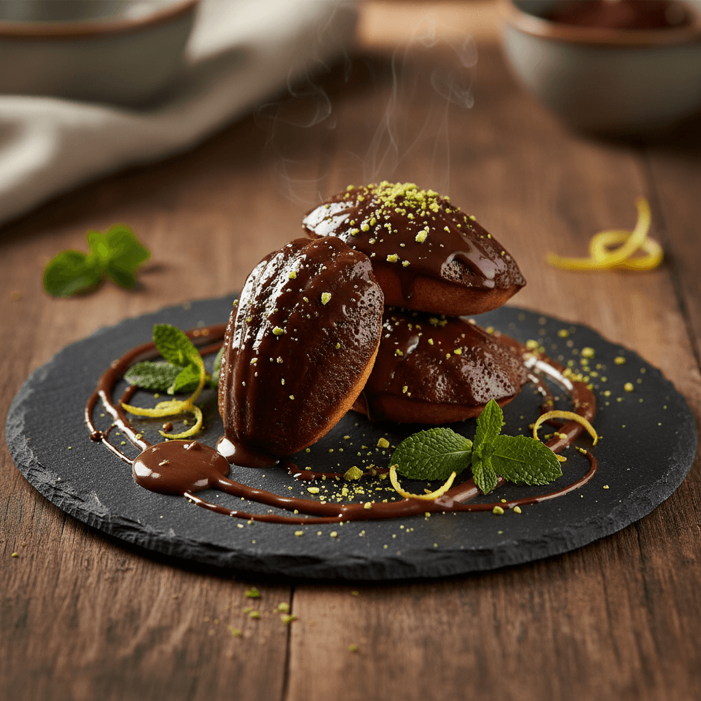 Çikolata Kaplı Madlen Kek tarifi görseli - 20 kişilik, 225 TL maliyet