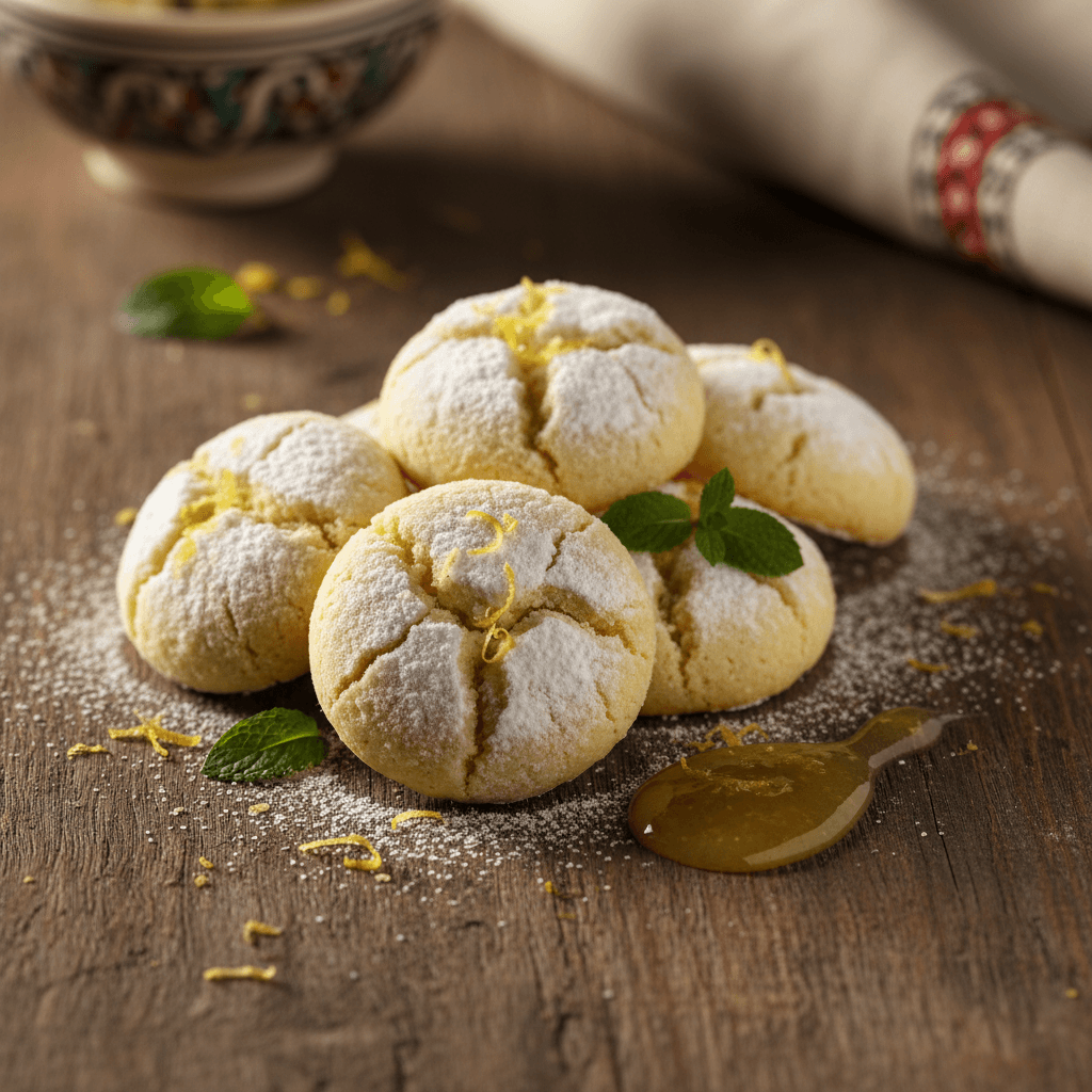 Limonlu Çatlak Kurabiye tarifi görseli - 10 kişilik, 64 TL maliyet
