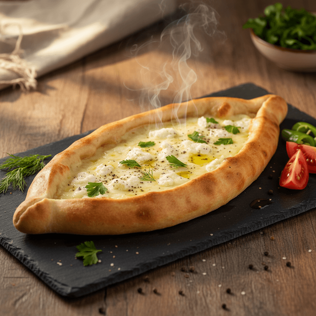 Evde Peynirli Pide tarifi görseli - 6 kişilik, 193 TL maliyet