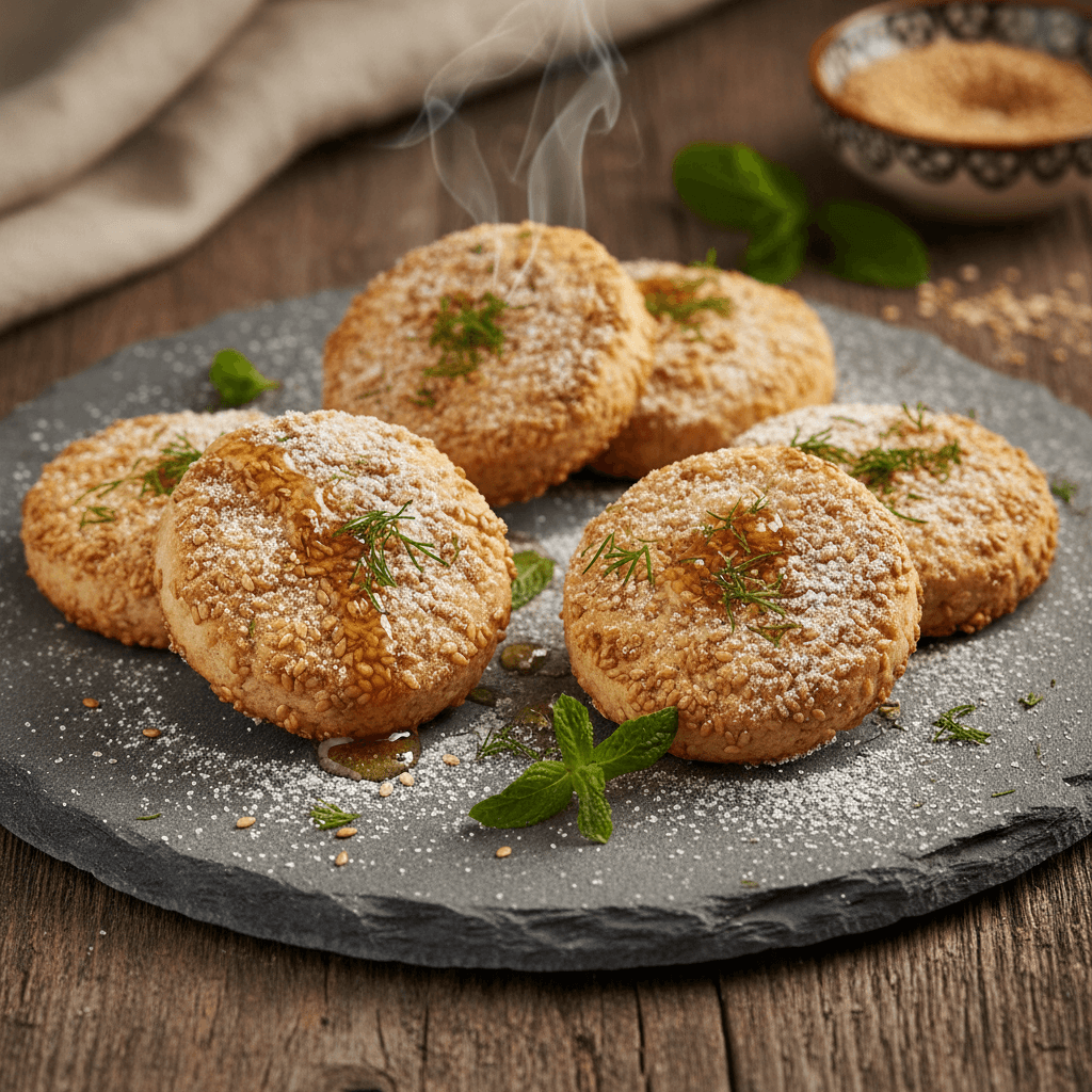Susamlı Kurabiye tarifi görseli - 20 kişilik, 146 TL maliyet