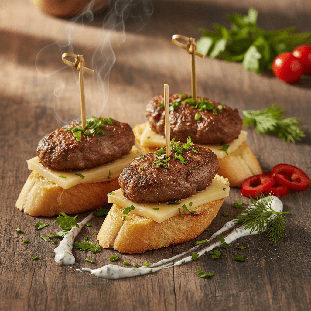 Köfteli Kanepe tarifi görseli - 3 kişilik, 341 TL maliyet