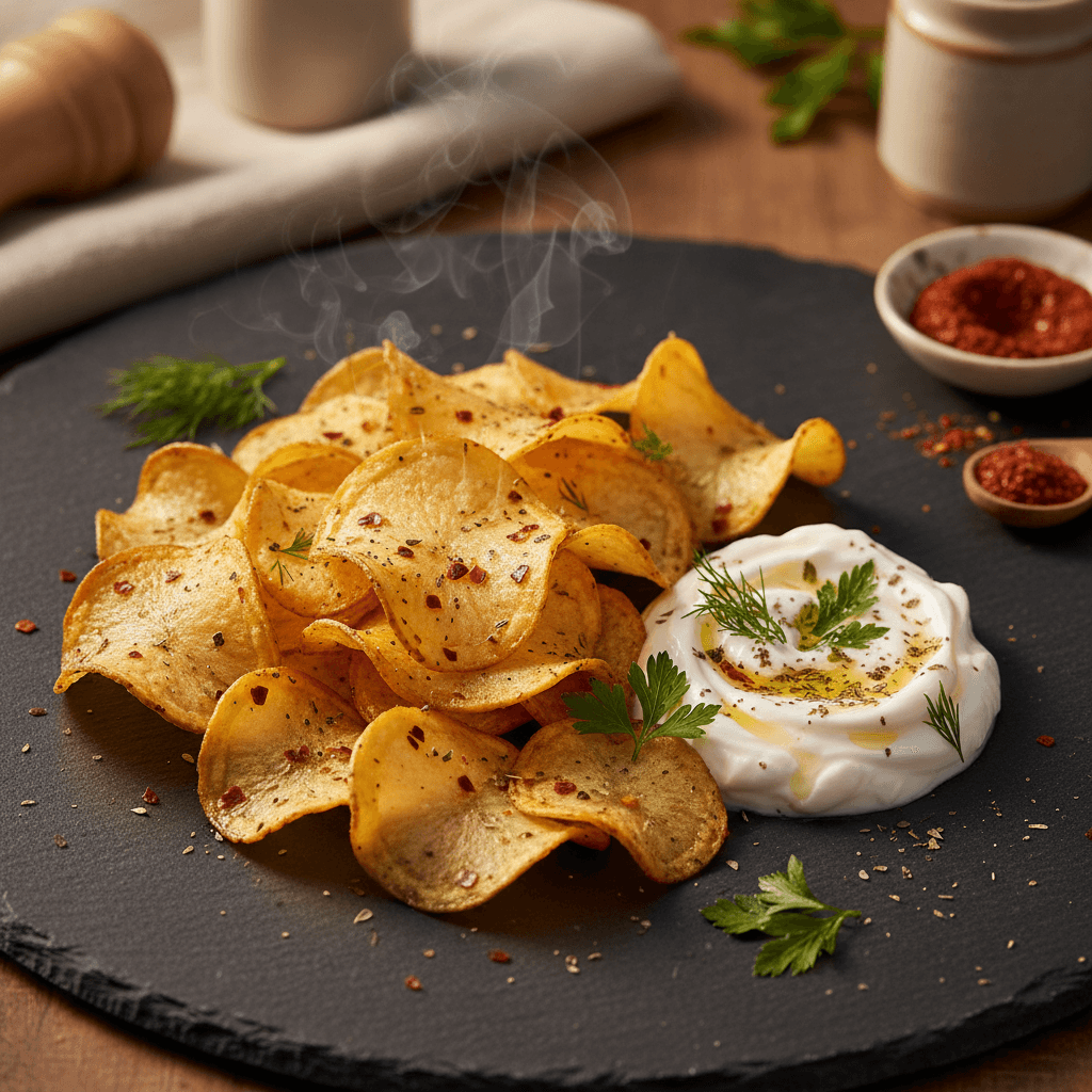 Ev Yapımı Patates Cips tarifi görseli - 1 kişilik 24 TL
