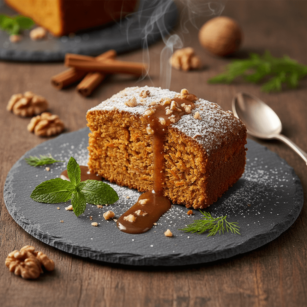 Havuçlu Cevizli Tarçınlı Kek tarifi görseli - 8 kişilik, 175 TL maliyet