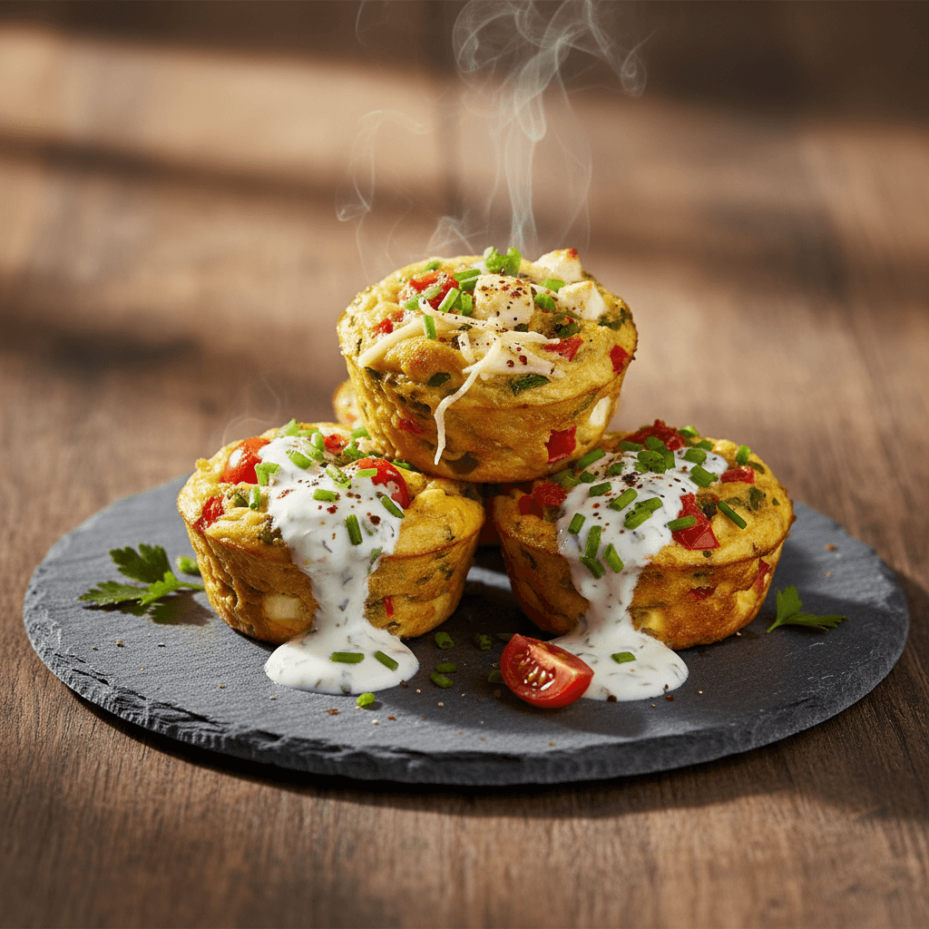 Kahvaltılık Yumurta Kekleri tarifi görseli - 5 kişilik, 145 TL maliyet