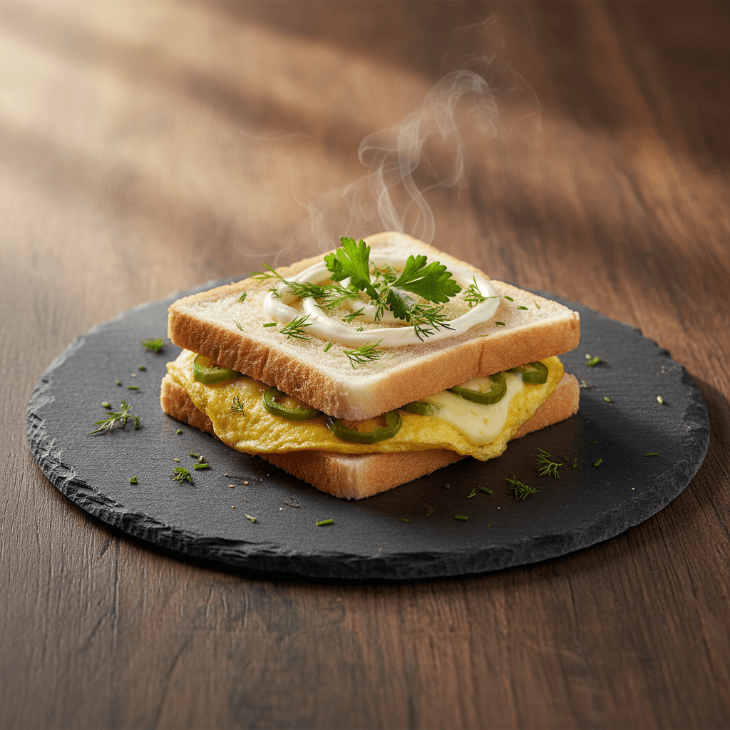 Sandviç Omlet tarifi görseli - 2 kişilik, 207 TL maliyet