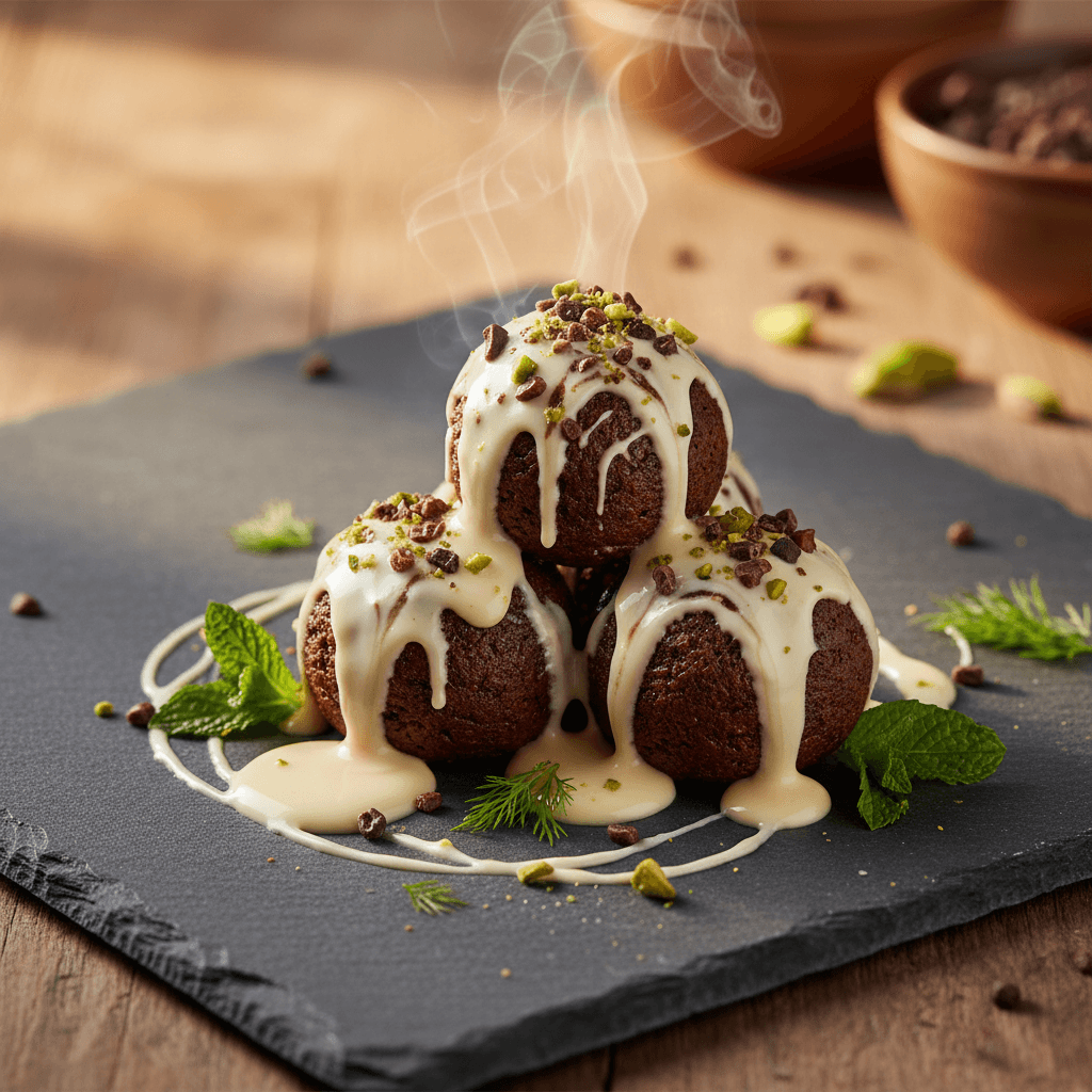 Vegan Brownie Topları tarifi görseli - 8 kişilik 144 TL