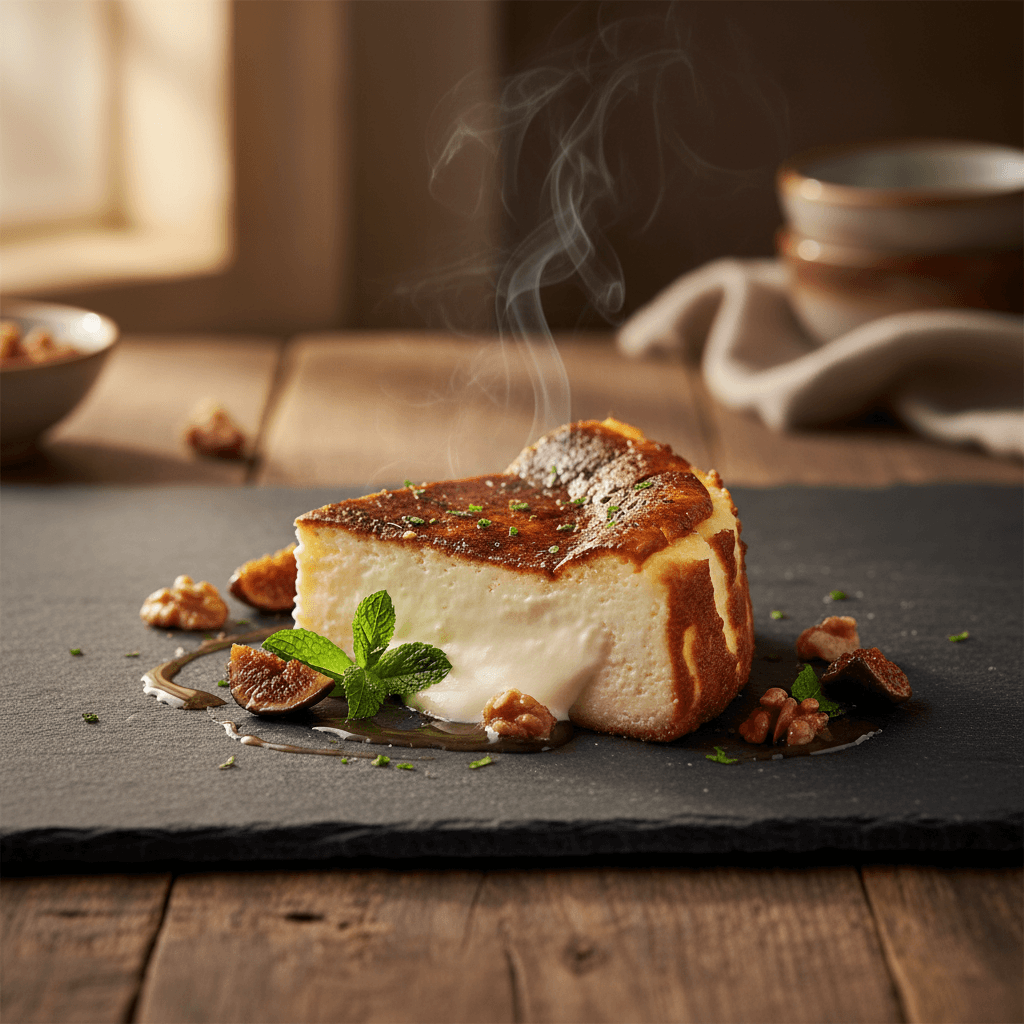 San Sebastian Cheesecake tarifi görseli - 6 kişilik, 874 TL maliyet
