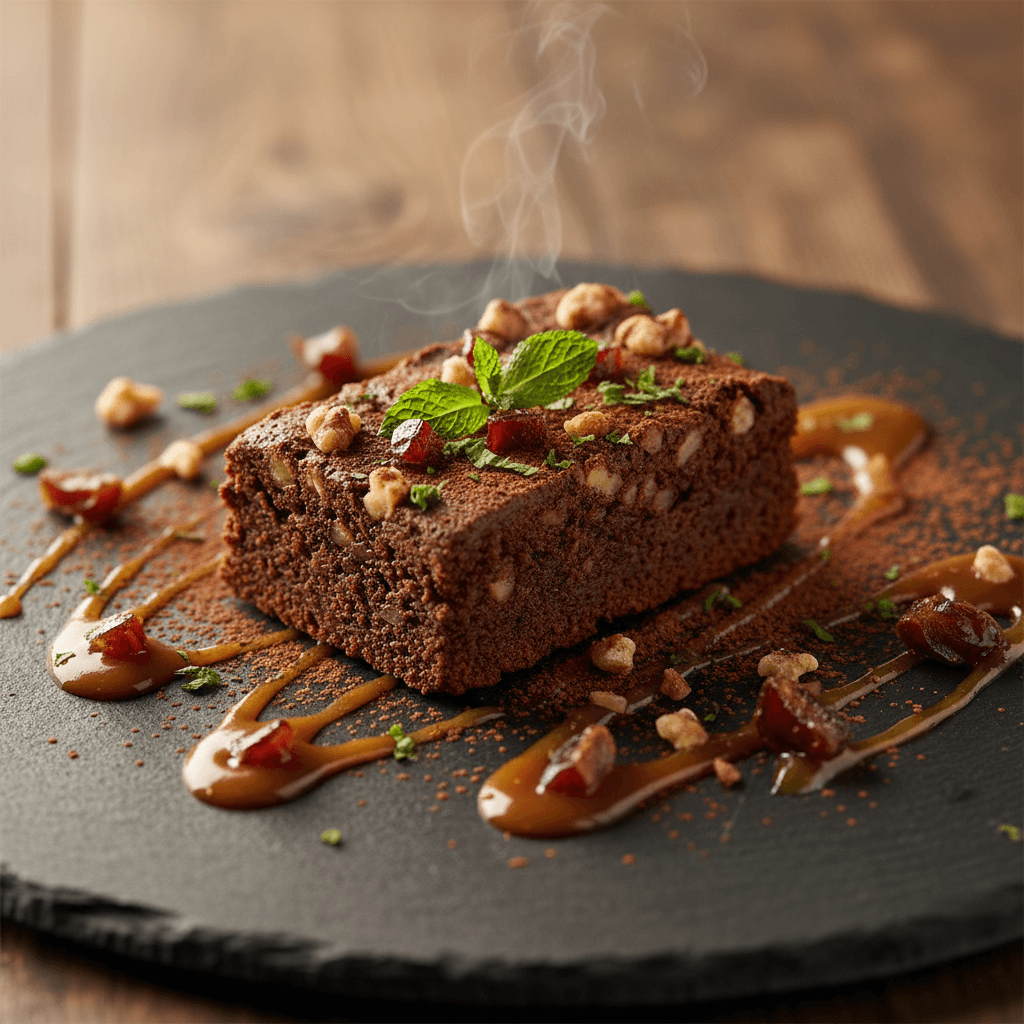 Hurmalı Fit Brownie tarifi görseli - 12 kişilik, 245 TL maliyet