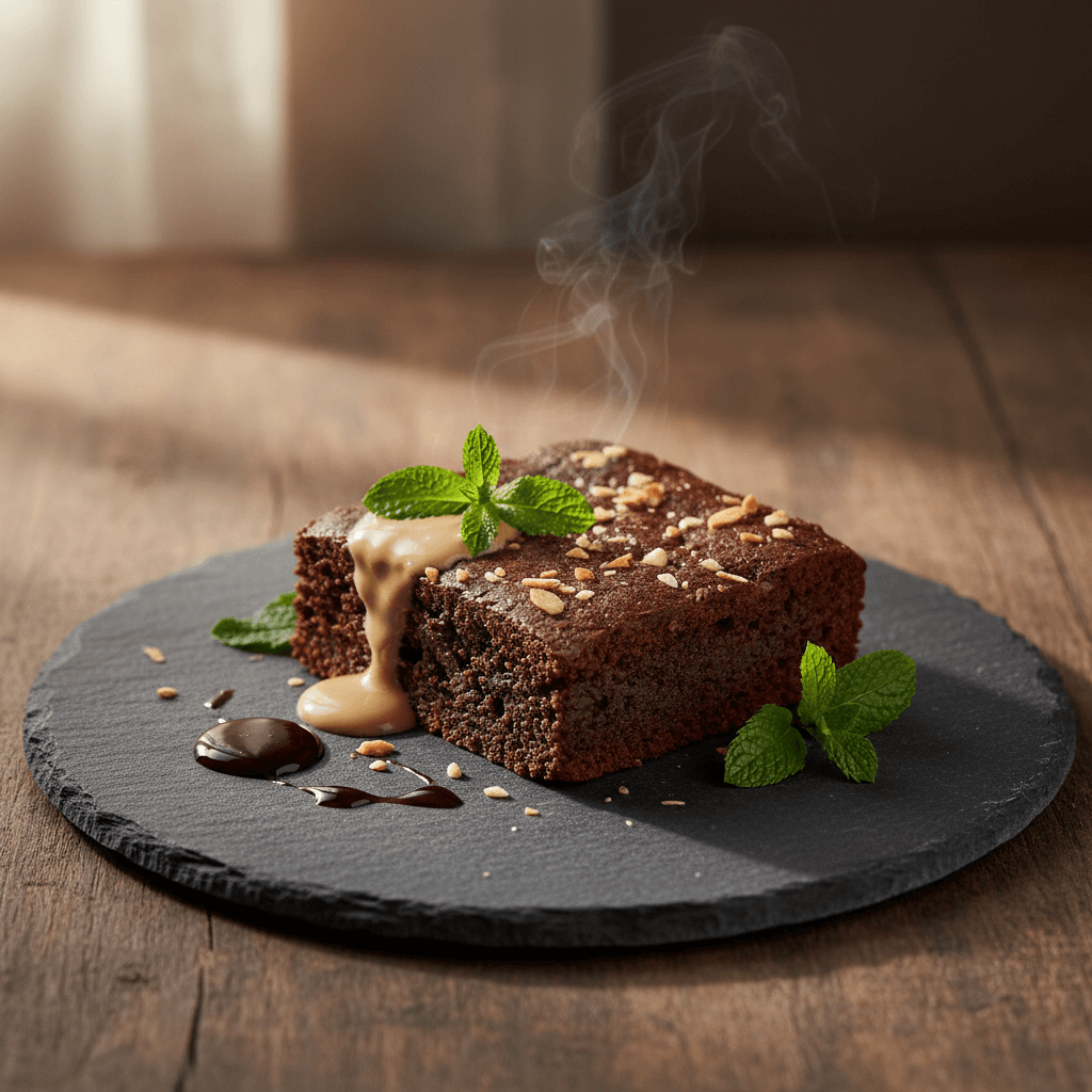 Vegan Nohutlu Brownie tarifi görseli - 8 kişilik, 198 TL maliyet