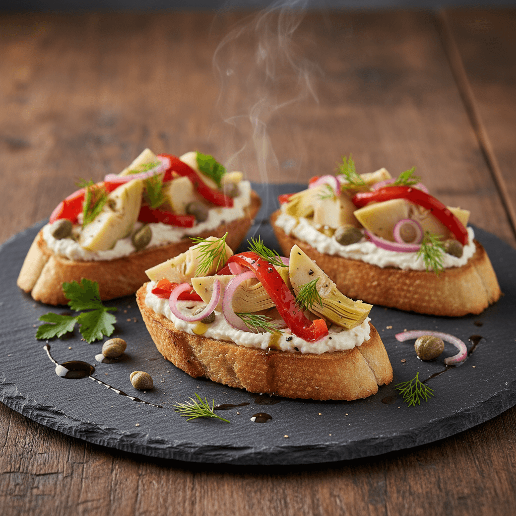 Enginarlı Bruschetta tarifi görseli - 4 kişilik