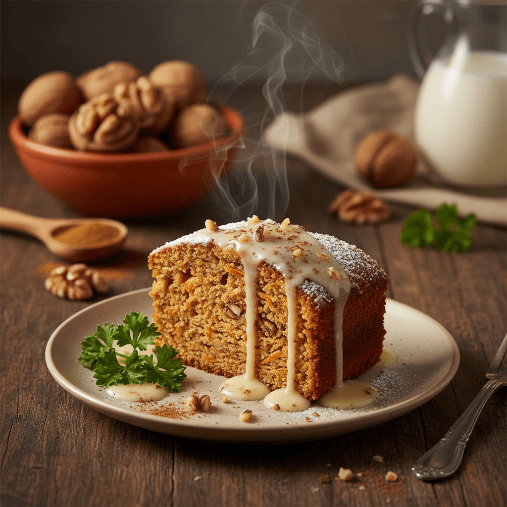 Havuçlu, Tarçınlı, Cevizli Kek tarifi görseli - 8 kişilik 258 TL