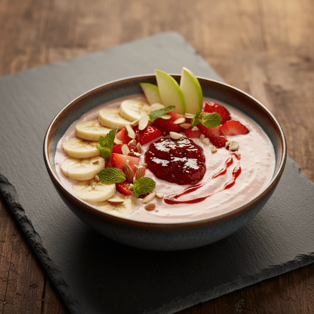 Muzlu Smoothie Bowl tarifi görseli - 1 kişilik, 49 TL maliyet