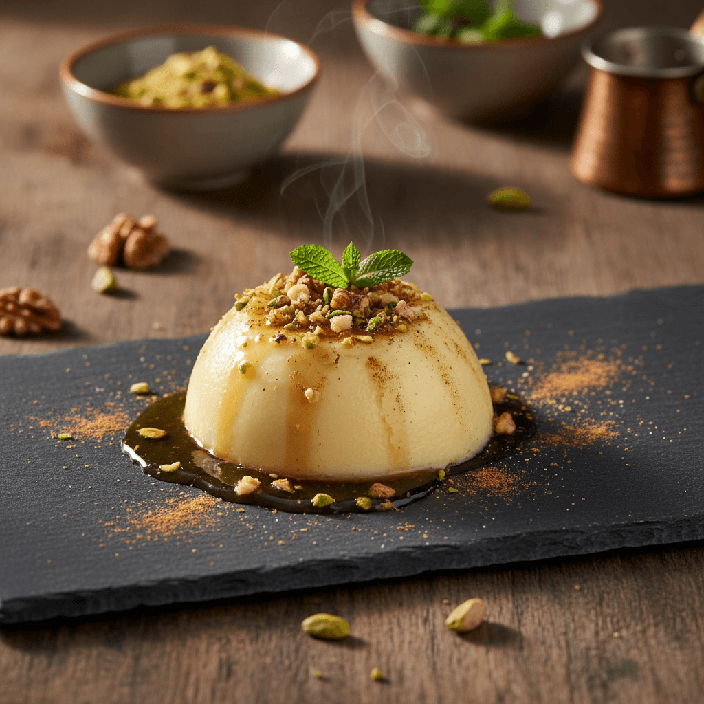 Sütlü İrmik Tatlısı tarifi görseli - 6 kişilik, 30 TL maliyet
