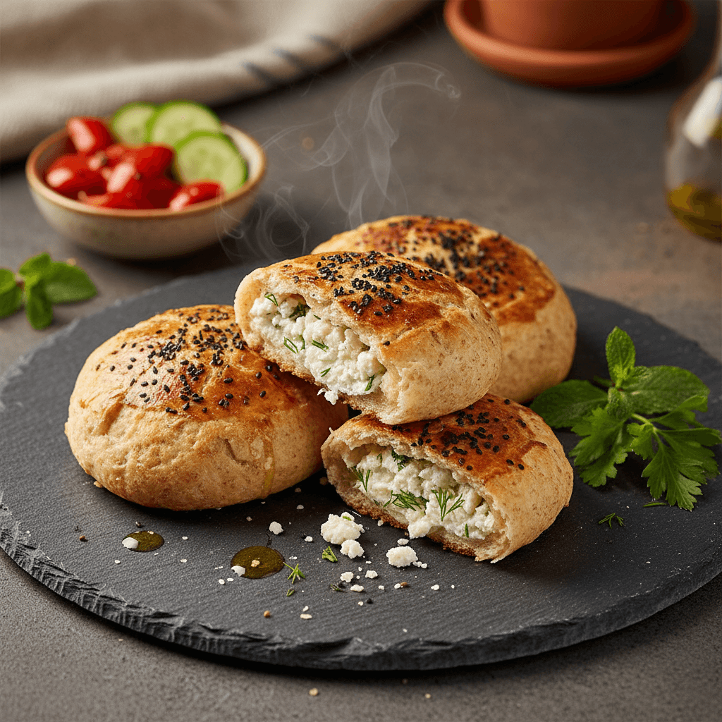 Tam Buğday Unlu Peynirli Poğaçalar tarifi görseli - 15 kişilik, 101 TL maliyet