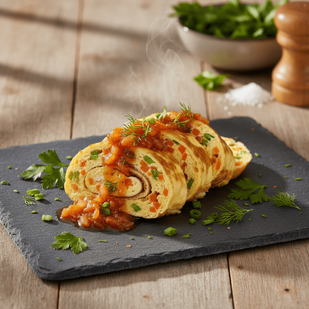 Yumurta Rulosu tarifi görseli - 2 kişilik, 33 TL maliyet