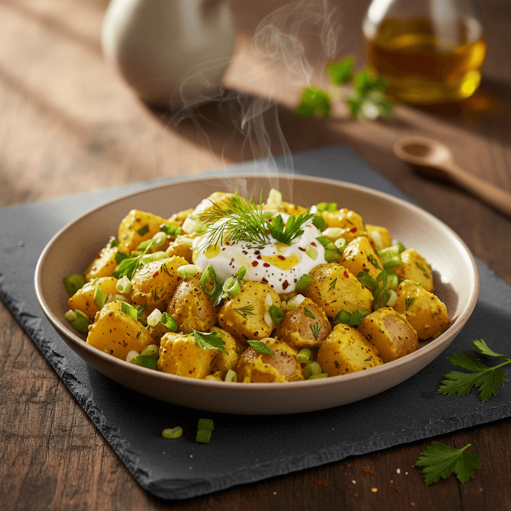 Hardallı Patates Salatası tarifi görseli - 4 kişilik, 129 TL maliyet