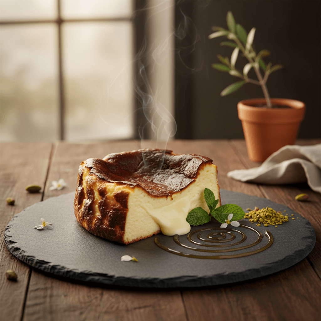 San Sebastian Cheesecake tarifi görseli - 8 kişilik, 386 TL maliyet