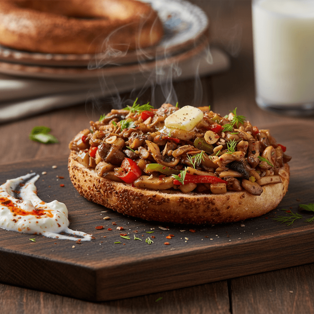 Mantarlı Yalancı Kokoreç tarifi görseli - 2 kişilik, 150 TL maliyet