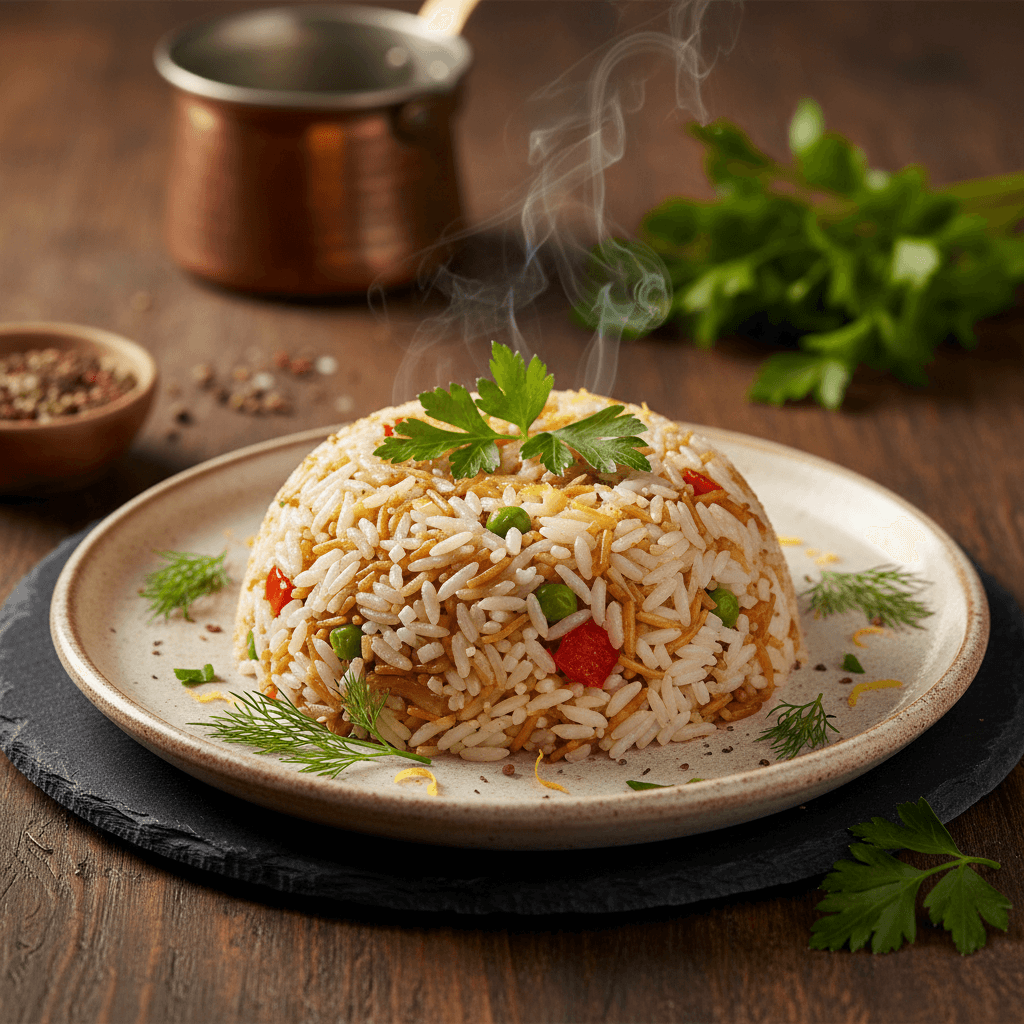 Şehriyeli Pirinç Pilavı tarifi görseli - 4 kişilik, 38 TL maliyet